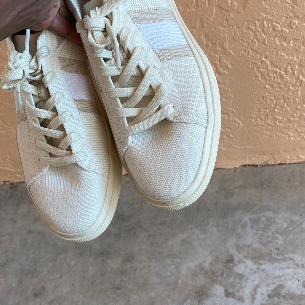 Rothy's Cream Knit Sneakers - Picture 9 of 11
